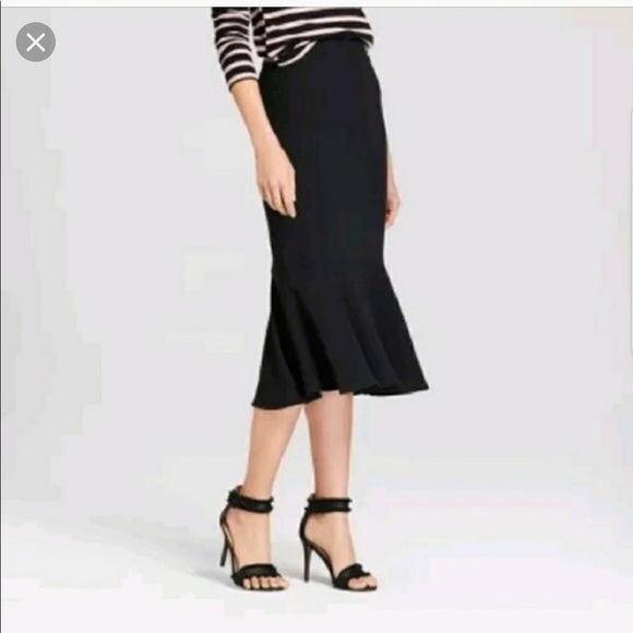 Who What Wear Dresses & Skirts - Black trumpet skirt